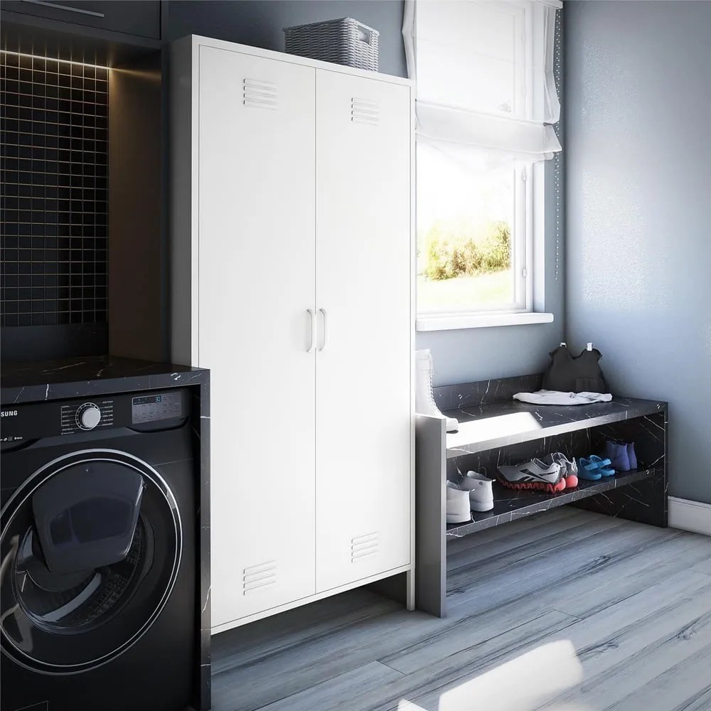 Dulap metalic alb 90x185 cm Mission District - Støraa