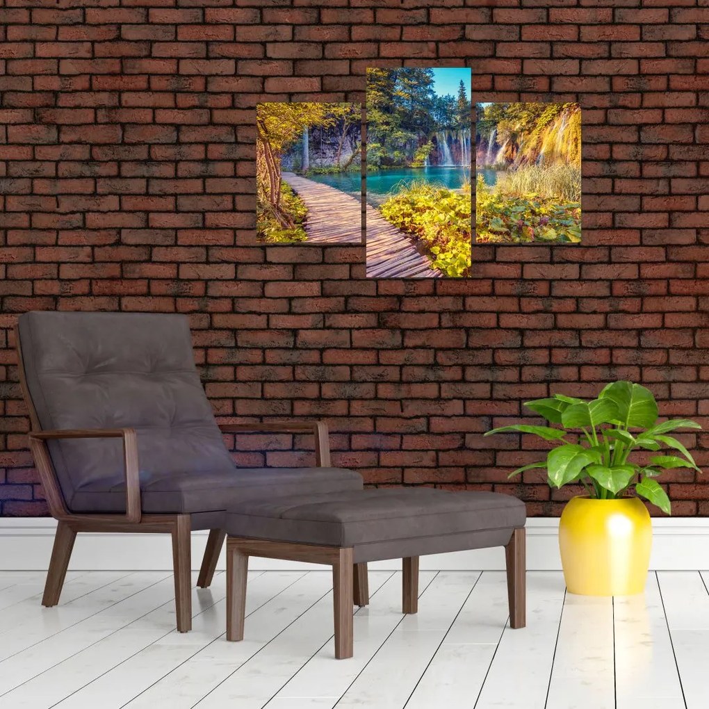 Tablou - Lacurile Plitvice, Croația (90x60 cm)