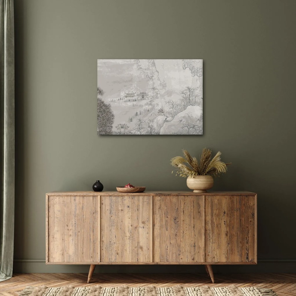 Tablou - Peisaj chinezesc (70x50 cm)