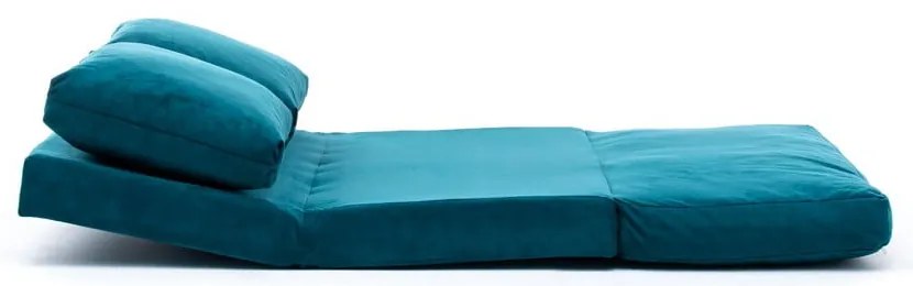 Canapea în culoarea petrolului extensibilă 120 cm Taida – Balcab Home