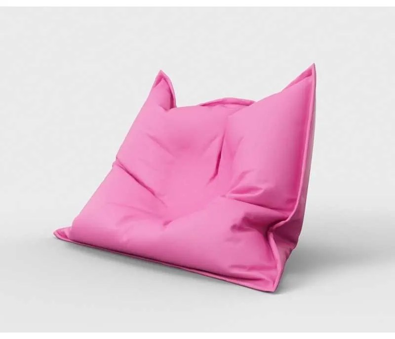 Fotoliu tip Perna Magic Pillow, Material Piele ecologica - Roz