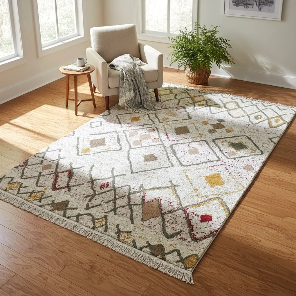 Covor Tesut Traditional, 2 fete, 160x250 cm, CTT228