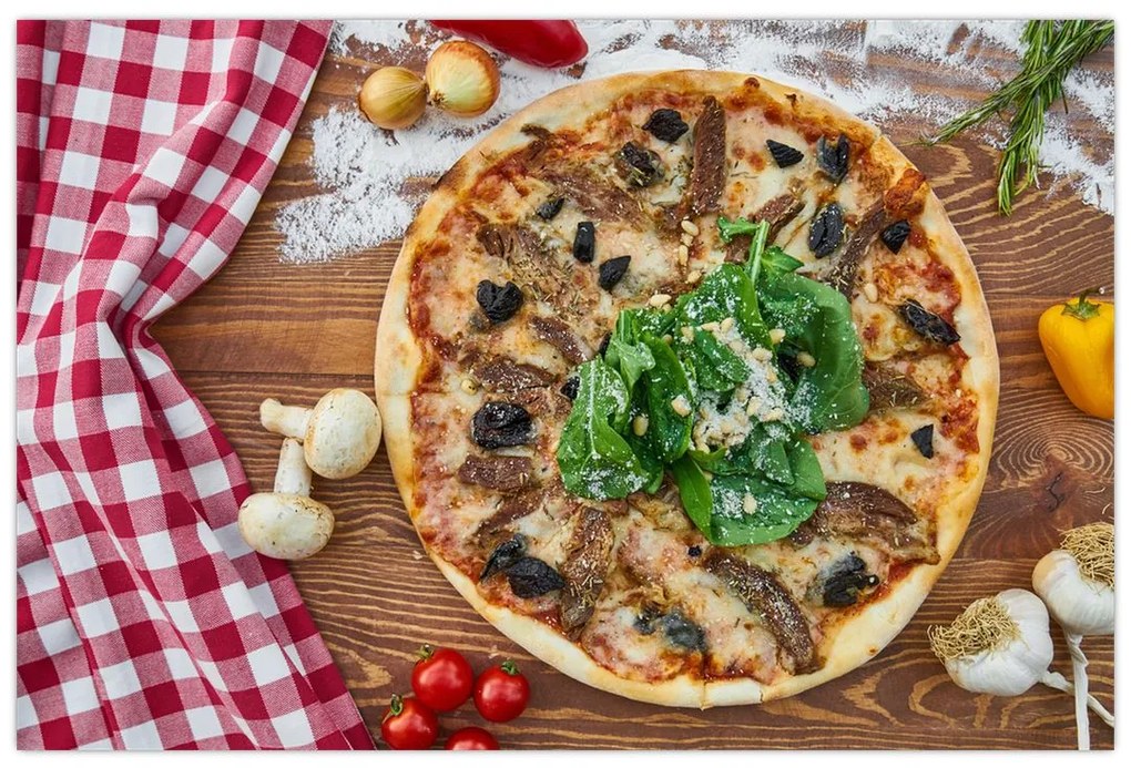 Tablou cu pizza (90x60 cm)