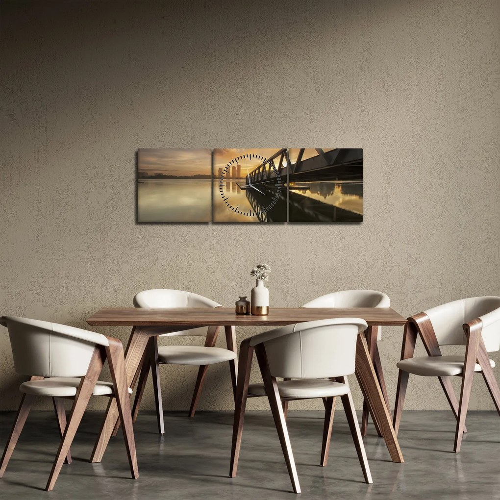 Tablou cu dig (cu ceas) (90x30 cm)