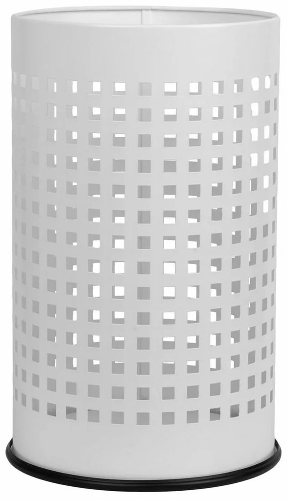 Alda Coș de gunoi Officer perforat 18 l, alb, 18 l