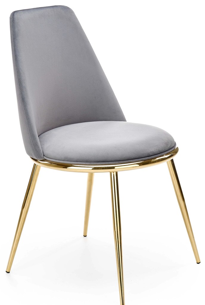 Scaun de sufragerie Kincardine (gri + auriu). 1039695