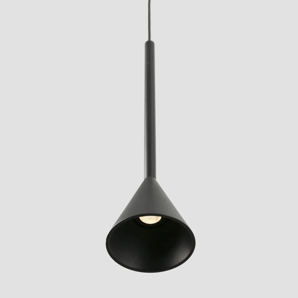 Pendul LED stil minimalist ANNA negru
