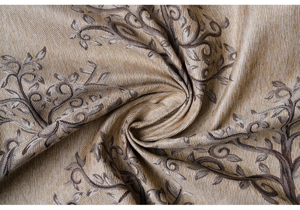 Draperie maro-bej 140x260 cm Erinn – Mendola Fabrics