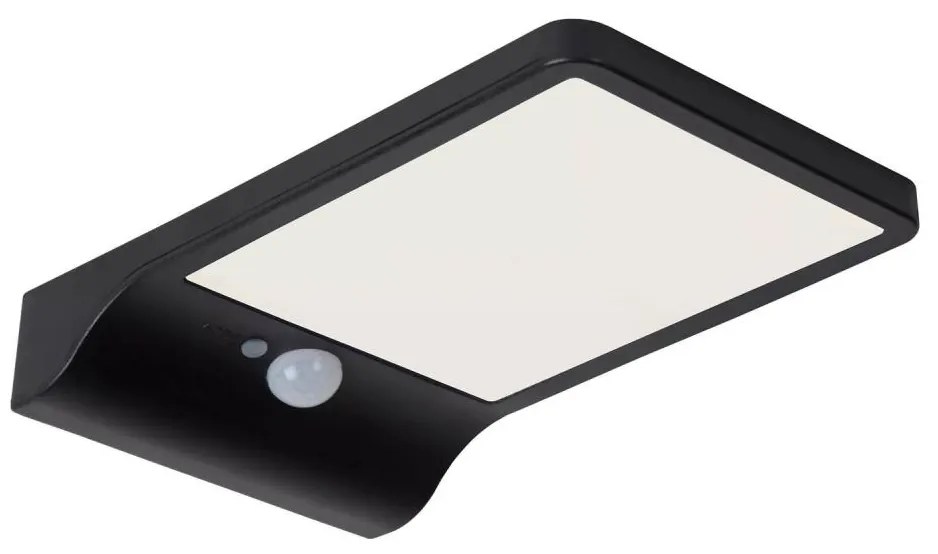 Aplică LED solară cu senzor Lucide 22862/04/30 BASIC LED/3W/1,2V IP44