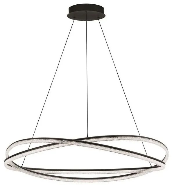 Lustra LED CCT moderna cu telecomanda OPEHLIA negru