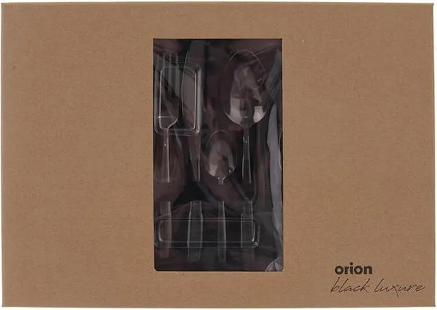 Orion Tacâmuri inox BLACK LUXURE, 24 piese