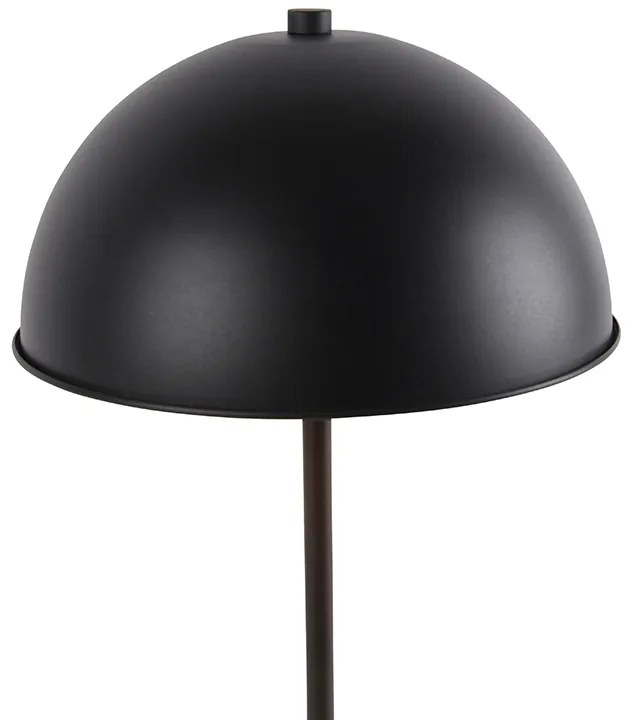 Lampă de masă retro neagră cu auriu - Magnax