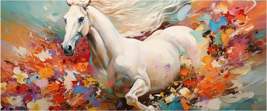 Tablou - Pictura unui cal (120x50 cm)