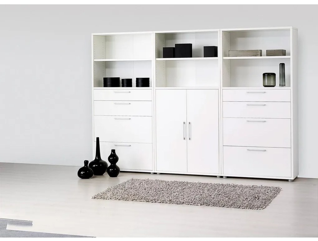 Sertare pentru dulapuri Modulo, alb