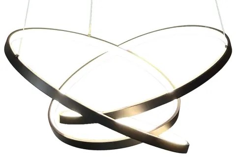 Lustră LED pe cablu EMPOLI LED/55W/230V negru