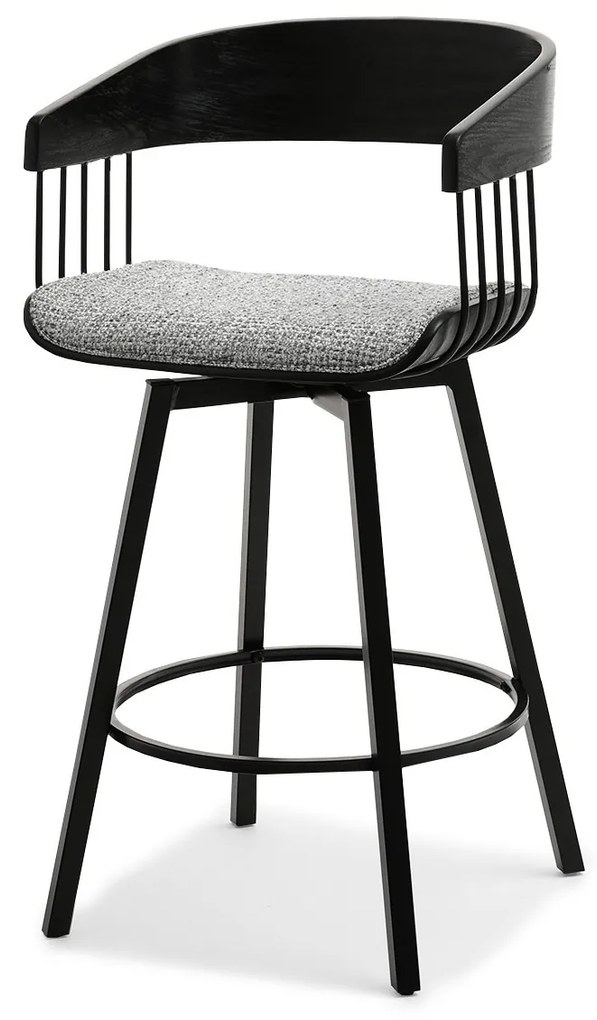 Scaun Pavel (gri negru + negru). 1110733