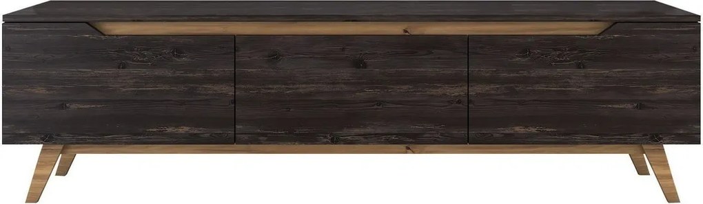 Măsuță TV Dita Black and Walnut