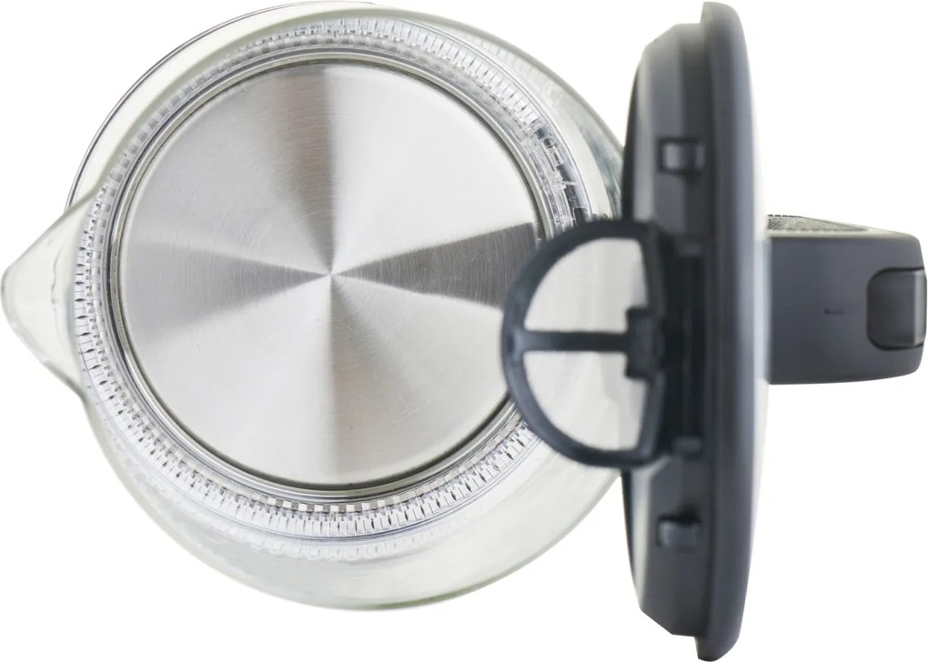 Fierbator cu LED albastru Zilan ZLN1796, 1.7L, 2200 W, transparent