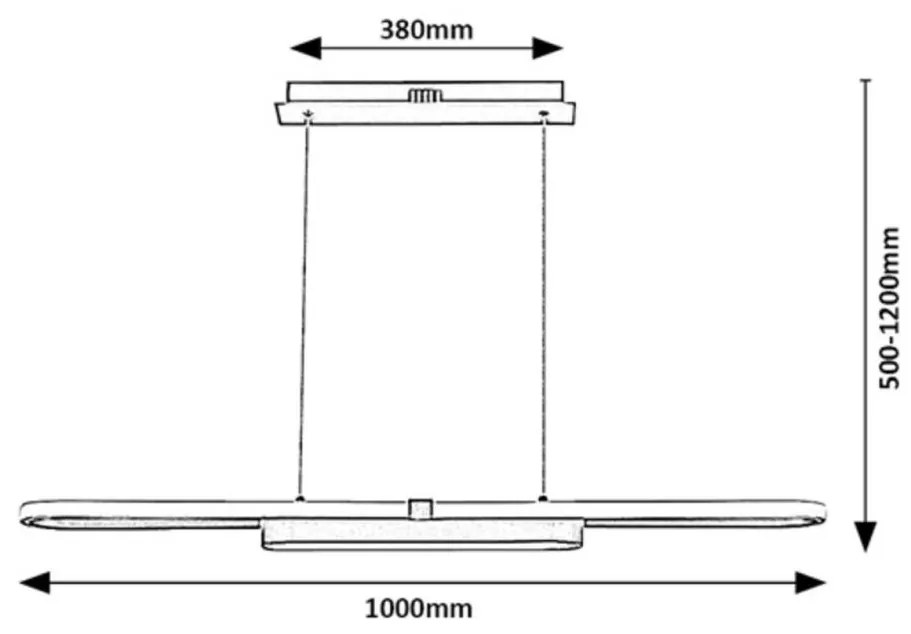 Lustra LED suspendata design modern Contessa