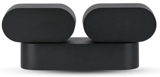 LED lampă flexibilă de perete exterior 2xLED/12W/230V IP65 negru