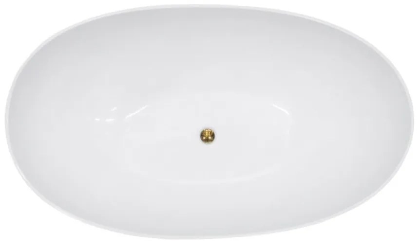 Cada baie freestanding Besco Siya, 172x100 cm, alb mat Alb mat