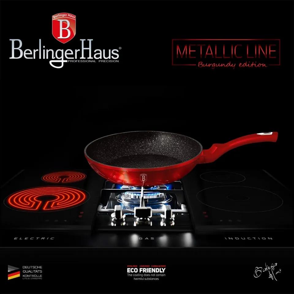 Tigaie 30 cm Burgundy Metallic Line Berlinger Haus BH 1254N