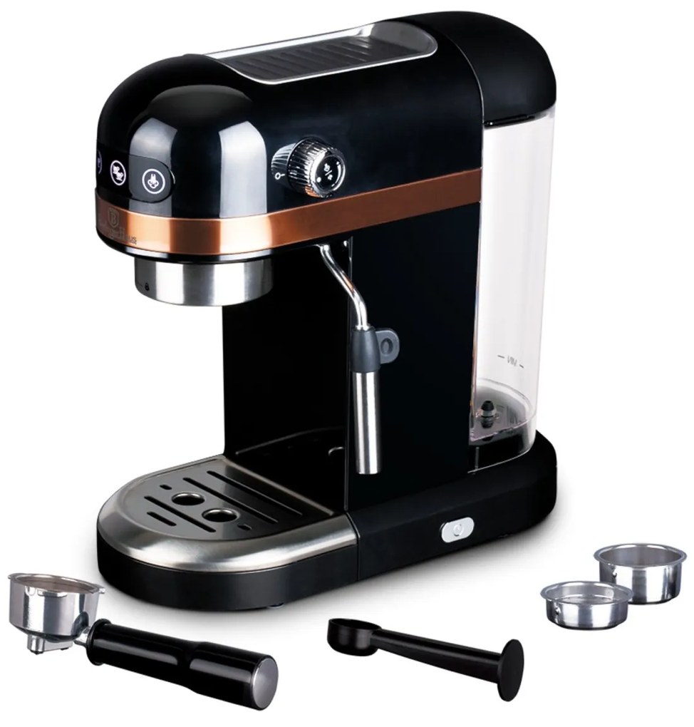 Aparat de cafea espresso digital 19 bar Black Rose CollectionBerlinger Haus BH 9462