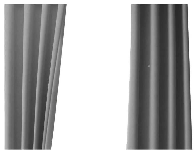 Draperie semi-opacă gri 250x100 - Mila Home