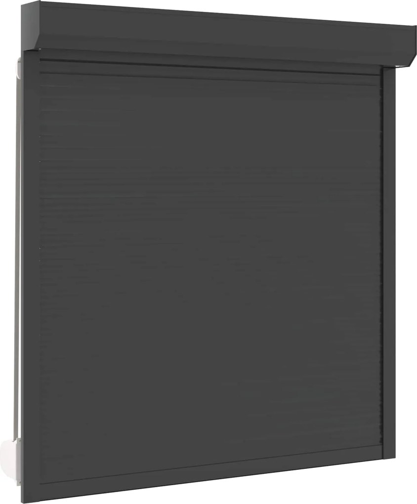 vidaXL Obturator rulant Antracit 140 x 150 cm Aluminiu și Poliuretan