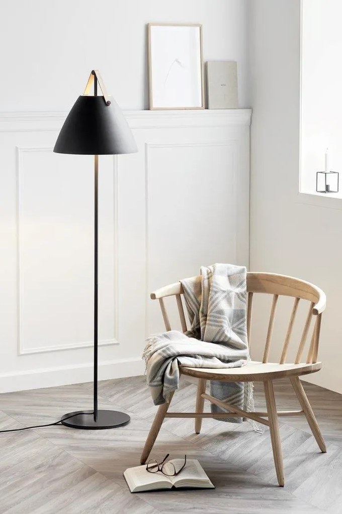 Lampadar design nordic STRAP negru 46234003 DFTP