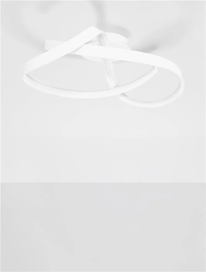 Lustra aplicata LED CCT OLIA aluminiu alb