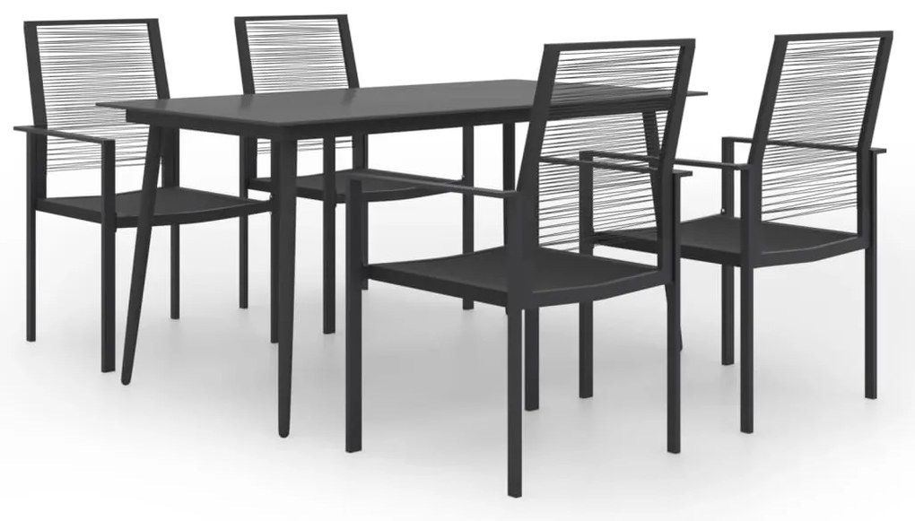 vidaXL Set mobilier de grădină, 5 piese