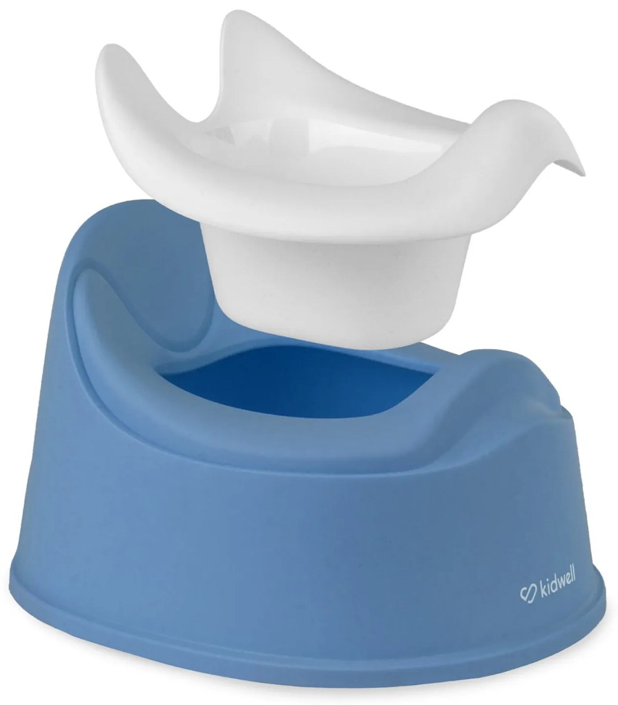 Olita copii, Nilo, recipient detasabil, baza antiderapanta, bariera anti-stropire, Blue