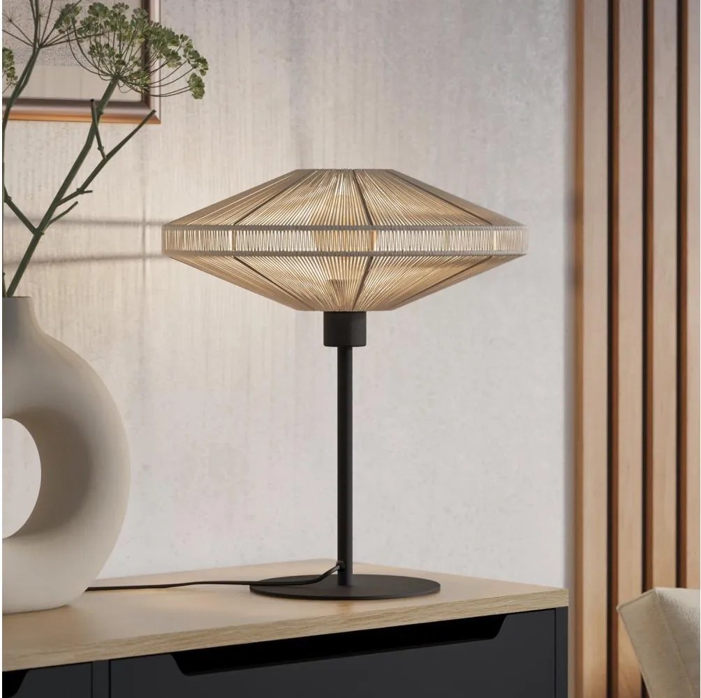 Eglo 44002 - Lampă de masă MIDSUMER 1xE27/40W/230V crem