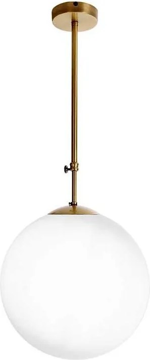 Lustra cu inaltime reglabila din alama si sticla Musa