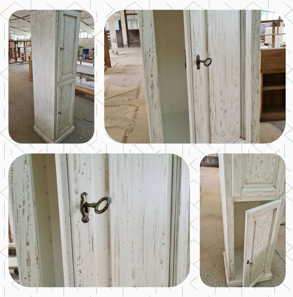 Corp suspendat, L79 18 H68 cm, 3 sertare, lemn masiv