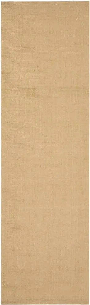 vidaXL Covor din sisal, natural, 100x350 cm
