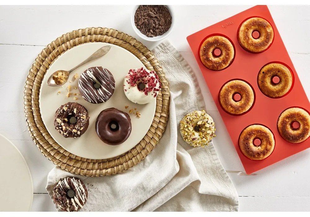 Formă de copt din silicon pentru gogoși 17,5x30,5 cm – Lékué