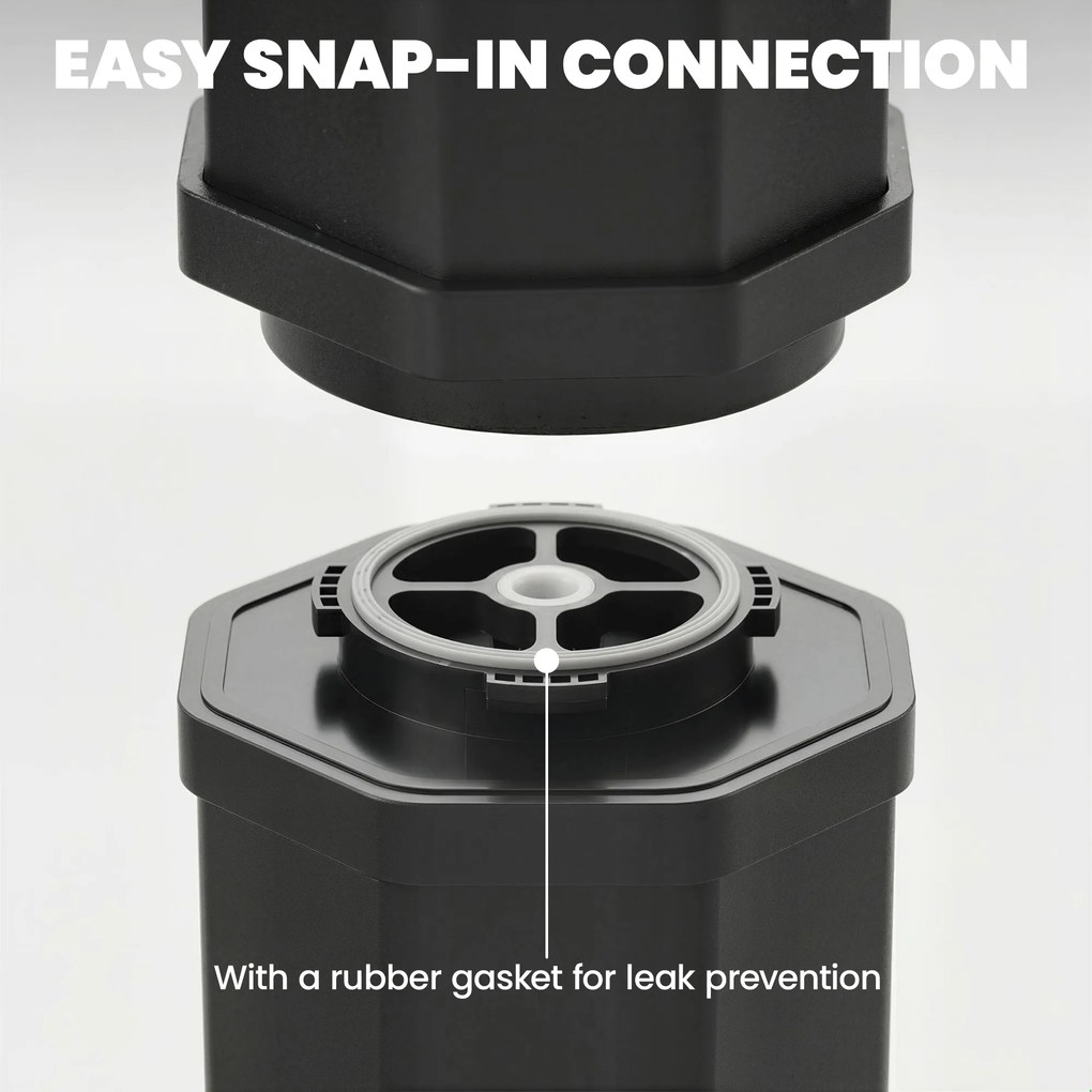 Outsunny Duș solar 60 L duș de grădină cu cap de ploaie reglabil, robinet, temperatură ajustabilă | Aosom Romania