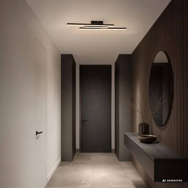 Rabalux 71528 - Plafonieră LED LIRIEN LED/18W/230V 3000K neagră