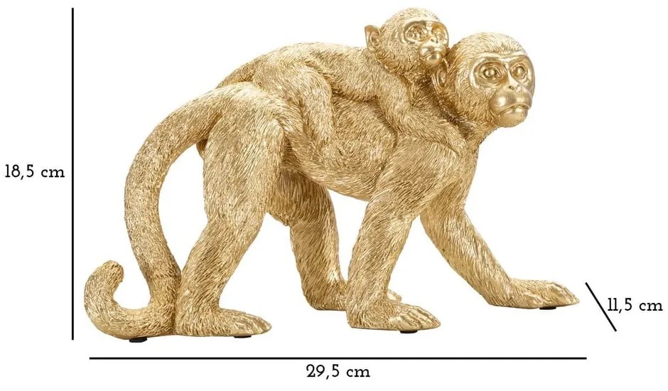 Statuetă din polirășină (înălțime 18,5 cm) Monkey Mom – Mauro Ferretti