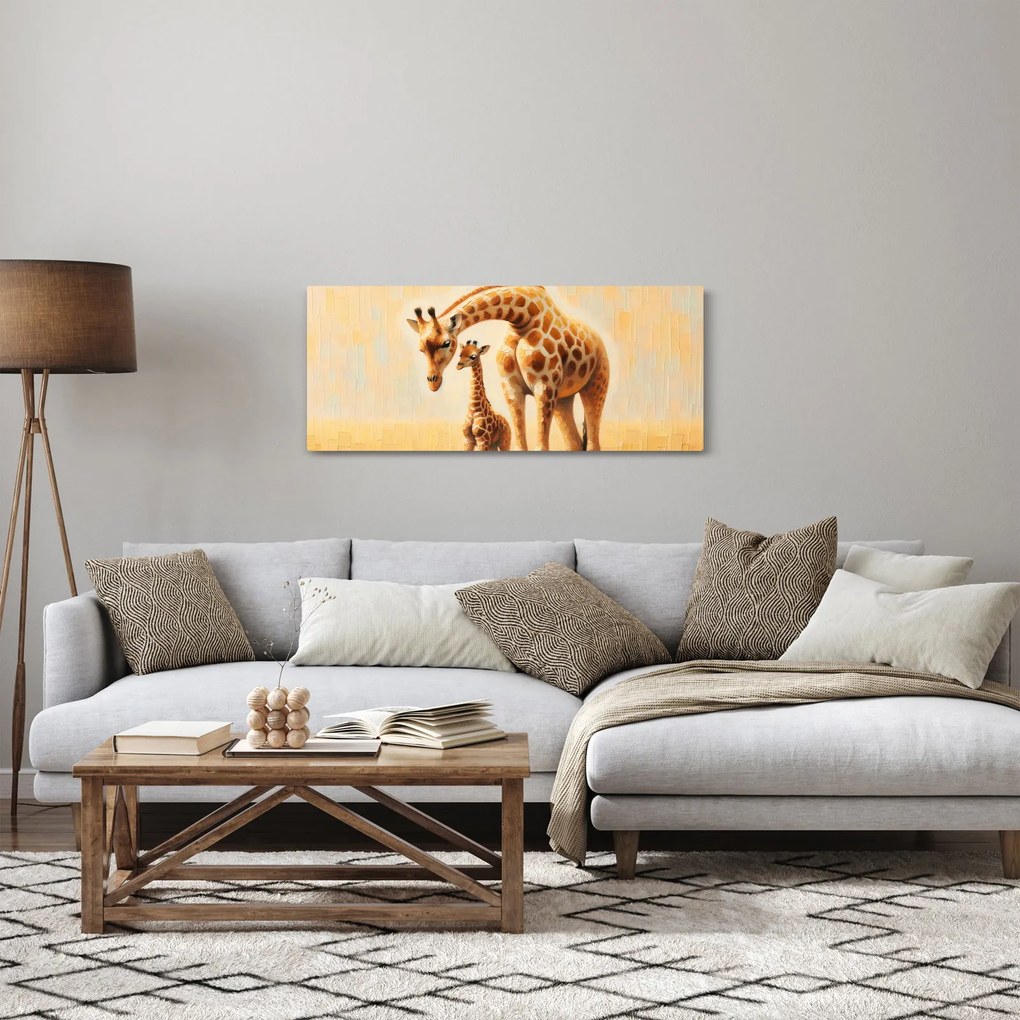 Tablou - Girafe (120x50 cm)
