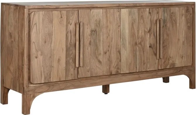 Bufet din lemn masiv de acacia, 175×40×81 cm, „Baobab"
