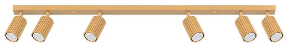 Spot auriu 6,5x117 cm Gleam – Sollux