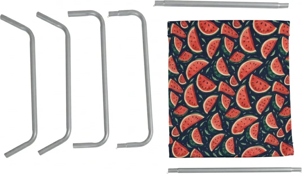 Sezlong pliabil de plaja SAND MELON, colorat