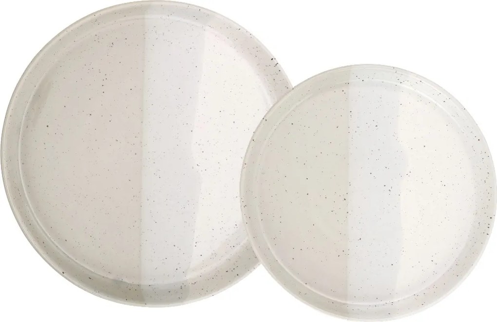 Set 2 Farfurii Artizan GRI Arhitect ( 1 Farfurie 25 cm 1 Farfurie 20 cm )