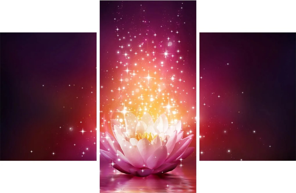 Tablou cu floare de lotus (90x60 cm)