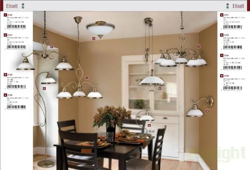 Lampadar, lampa de podea Elisett 2758 RX
