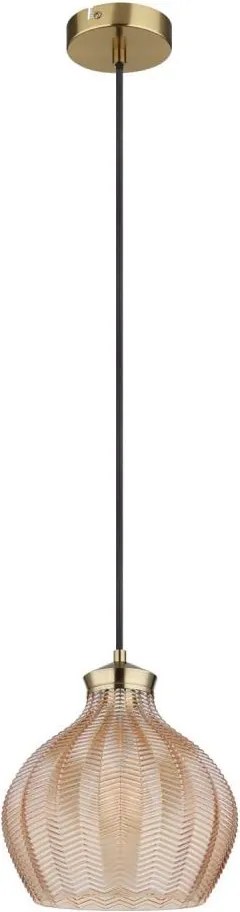 Globo 15898H - Candelabru suspendat pe cablu JESSICA 1xE27/60W/230V Ø 22 cm auriu