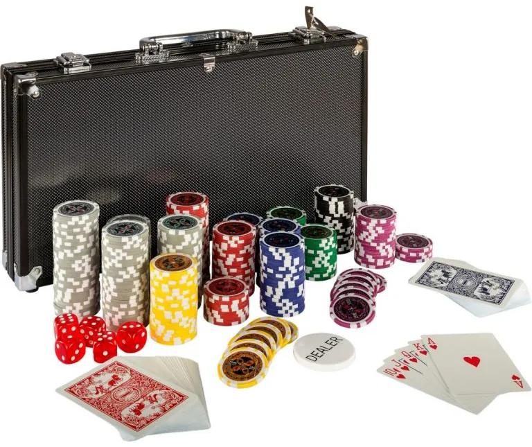 GamesPlanet® Poker Set Black Edition, 300 jetoane 1 - 1000